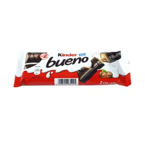 Bánh Xốp Socola Nhân Kem Hạt Dẻ, Bueno, Wafer Bars, Milk Chocolate Hazelnut (43g) - KINDER