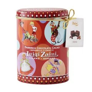 Socola Nhân Kem Hạt Phỉ & Cacao, Luigi Zaini, Fabbrica Cioccolato Cacao, Cremini Retro Gift Tin (186g) - ZAINI