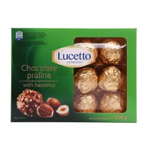 Socola Nhân Hạt Phỉ, Collection with Chocolate & Hazelnut, 5.3 oz (150g) - LUCETTO