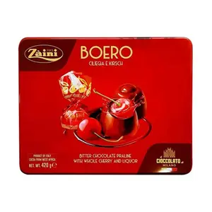 Socola Đắng Nhân Anh Đào (Đỏ), Boero Ciliegia e Kirsch, Bitter Chocolate Praline with Whole Cherry & Liquor (210g) - ZAINI