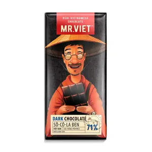 Socola Đen Sóc Trăng, Dark Chocolate, 71% (100g) - MR. VIET