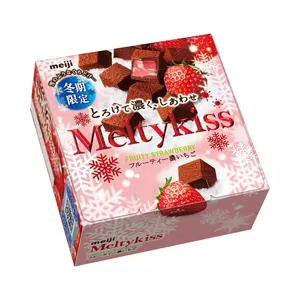 Socola Tươi Nhân Dâu, Meltykiss, Fruity Strawberry (56g) - MEIJI