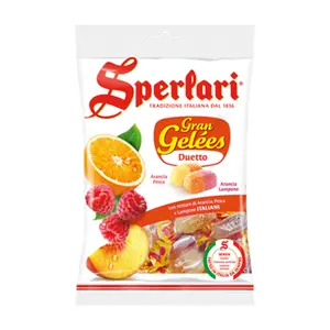 Kẹo Thạch Cam, Mâm Xôi & Đào, Gran Gelees, Duetto (175g) - SPERLARI
