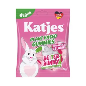 Kẹo Dẻo Thỏ Thuần Chay, Plant-Based Gummies, Better Bunny (75g) - KATJES
