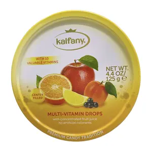 Kẹo Ngậm Vitamin, Multi-Vitamin Candies, with Concentrated Fruit Juice, 4.4 oz (125g) - KALFANY