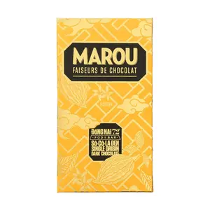 Socola Đen Nguyên Chất, Dong Nai 72% Single Origin Dark Chocolate (80g) - MAROU