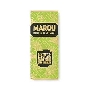 Socola Đen Nguyên Chất, Ben Tre 78% Single Origin Dark Chocolate (24g) - MAROU