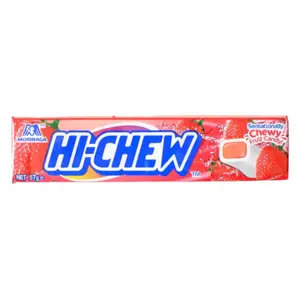 Kẹo Mềm Trái Cây Hương Dâu, Hi-Chew, Strawberry Chewy Fruit Candy (57g) - MORINAGA