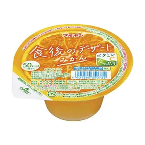 Thạch Rau Câu Vị Quýt, After-Meal Dessert Jelly Cup, Mandarin Orange (140g) - BOURBON
