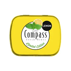 Kẹo The Chanh Không Đường, Fresh Mints, Lemon, Sugar Free (14g) - COMPASS
