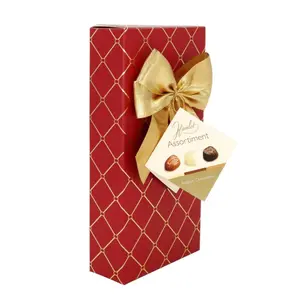 Socola Bỉ Tổng Hợp Hộp Quà Nơ Vàng, Assortiment, Belgian Chocolate (125g) - HAMLET