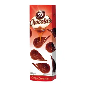Socola Sữa Lát Giòn Vị Caramen, 36 Chocola`s, Crispy Caramel, 4.4 oz (125g) - HAMLET