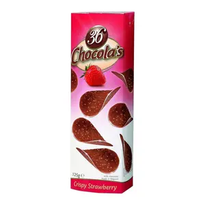 Socola Sữa Lát Giòn Vị Dâu, 36 Chocola`s, Crispy Strawberry, 4.4 oz (125g) - HAMLET