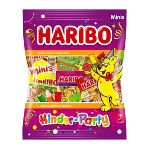 Kẹo Dẻo Tổng Hợp Nhiều Loại, Kinder-Party, 15 Gói Mini (250g) - HARIBO