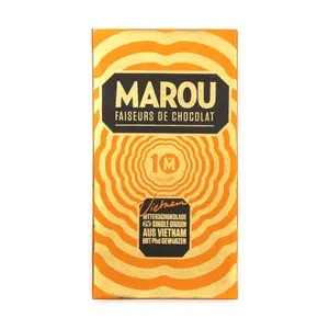 Socola Đen & Gia Vị Phở, 65% Single Origin Dark Chocolate, Pho Spice (80g) - MAROU