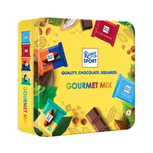 Socola Hỗn Hợp, Gourmet Mix, Quality Chocolate Squared, 28 Viên (280g) - RITTER SPORT