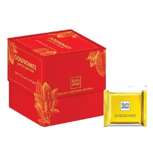 Socola Sữa, Goldschatz Limited Edition, Special Milk Chocolate, 12 Viên (200g) - RITTER SPORT