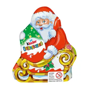 Socola Hình Ông Già Noel Ôm Trứng Đồ Chơi, Santa Claus with Surprise Egg Chocolate (75g) - KINDER