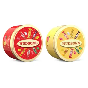 Kẹo Ngậm Bạc Hà Tổng Hợp (Vàng), Eumenthol Drops, Mixed Flavours (200g) - HUDSON'S