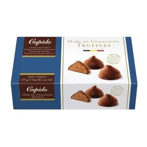 Socola Nhân Rượu Phủ Cacao, Cupido, Chocolate Truffles, Marc de Champagne Truffles, 6.2 oz (175g) - HAMLET