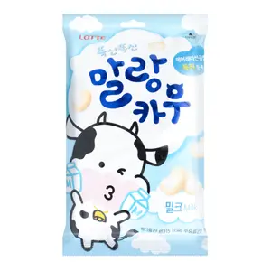 Kẹo Sữa, Malang Cow, Soft Chewy Milk Candy, Milk (79g) - LOTTE