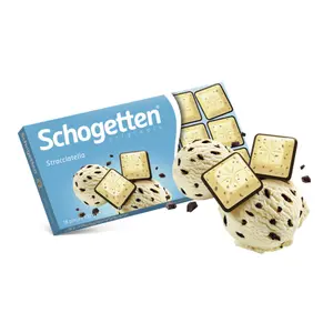 Socola Kem Stracciatella, Stracciatella Chocolate, 3.5 oz (100g) - SCHOGETTEN