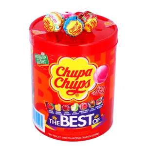 Kẹo Mút Vị Trái Cây Tổng Hợp, The Best of, Fruit Lollipop Assortment, 50 Cây (600g) - CHUPA CHUPS
