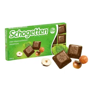 Socola Sữa Hạt Phỉ, Edel-Alpenvollmilch-Haselnuss (100g) - SCHOGETTEN