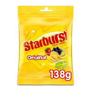 Kẹo Dẻo Trái Cây, Fruit Chews, Original, Vegan (138g) - STARBURST