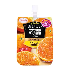 Thạch Túi Vị Quýt, Drinkable Konjac Jelly, Mandarin Orange (150g) - TARAMI