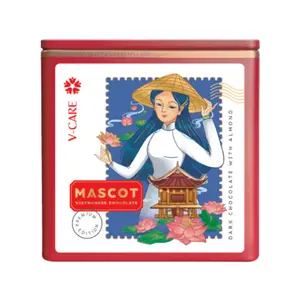 Socola Bọc Hạnh Nhân, Dark Chocolate with Almond, Premium Edition (110g) - MASCOT