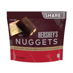 Socola Đen Hạnh Nhân, Nuggets, Special Dark Chocolate with Almonds, Share Pack, 10.1 oz (286g) - HERSHEY'S