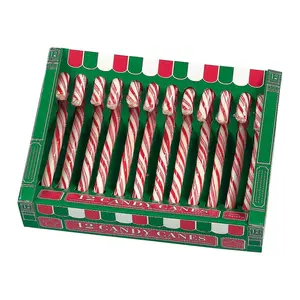 Kẹo Cây Gậy Giáng Sinh, Candy Canes, 12 Cây, 5.9 oz (170g) - HAMLET