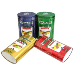 Kẹo Ngậm Hương Táo, Thơm & Anh Đào (Xanh Lá), Hard Candies with Apple, Pineapple & Cherry flavors (120g) - SOLYARIKI
