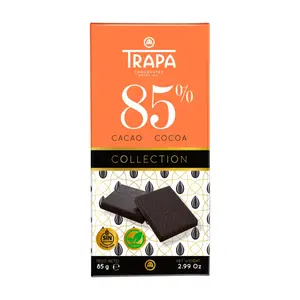 Socola Đắng, Vegan Collection, 85% Cocoa, 2.99 oz (85g) - TRAPA