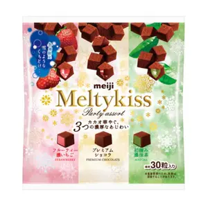 Socola Tươi Tổng Hợp 3 Vị, Meltykiss, Party Assort, 30 Viên (150g) - MEIJI