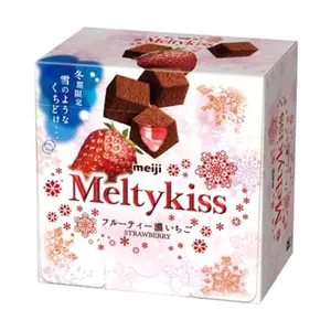 Socola Tươi Nhân Dâu, Meltykiss, Strawberry (56g) - MEIJI