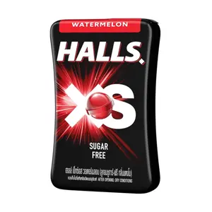 Kẹo Ngậm Không Đường Vị Dưa Hấu, Watermelon Flavored Candy, Sugar Free (12.6g) - HALLS XS