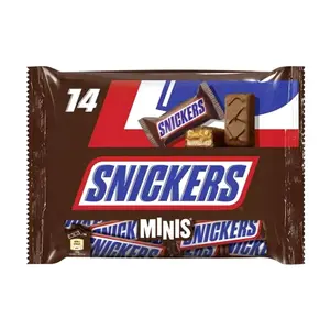 Socola Nhân Caramel Đậu Phộng, Snickers Minis, 14 Gói (275g) - MARS