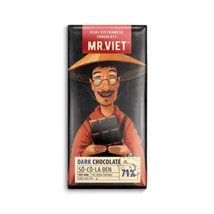 Socola Đen Sóc Trăng, Dark Chocolate, 71%, 1.06 oz (30g) - MR. VIET