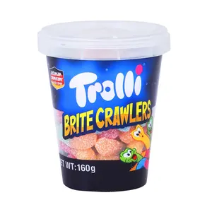 Kẹo Dẻo Hình Sâu, Brite Crawlers (160g) - TROLLI