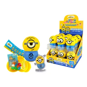 Kẹo Dẻo Hạt Đậu, Minions, Wobblerz with Jelly Bean (10g) - SHANTOU JIALIDA FOOD