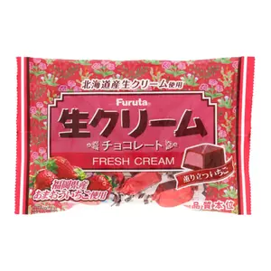 Socola Nhân Kem Dâu, Fresh Cream Chocolate, Strawberry (124g) - FURUTA