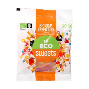 Kẹo Dẻo Hữu Cơ Hình Núm Ti, Organic Gummy Dummies, Vegan (75g) - ECO SWEETS