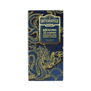Socola Đen Vị Nguyên Bản Đồng Bằng Sông Cửu Long, Mekong Single Origin 76% Dark Chocolate, 1.76 oz (50g) - BITTERSWEET