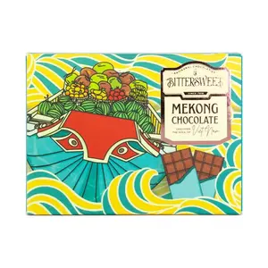 Hộp Quà Tặng Socola Mekong, Discover the Soul of Vietnam Mekong Chocolate Gift Box, 6 Viên (36g) - BITTERSWEET