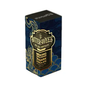 Socola Đắng Đồng Bằng Sông Cửu Long, Mekong Single Origin 76% Dark Chocolate, Napolitains Box, 12 Viên (72g) - BITTERSWEET