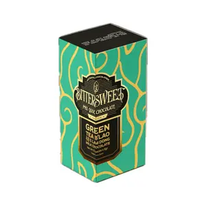 Socola Sữa Vị Trà Xanh, Green Tea B`Lao 48% Lam Dong Milk Chocolate, Napolitains Box, 12 Viên (72g) - BITTERSWEET