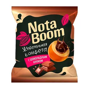 Kẹo Mềm Nhân Kem Socola, Nota Boom, Chewing Candies with Chocolate Cream (500g) - KDV GROUP