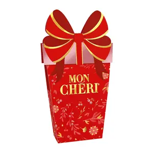 Socola Nhân Rượu & Anh Đào Hộp Quà, Mon Chéri, Cherry Liqueur Chocolate (126g) - FERRERO